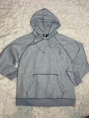 Men’s Gray Hooded Pullover Sweatshirt-VOG Start NWOT
